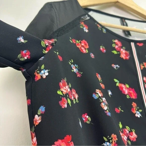 Marc Cain Floral Long Sleeve Blouse Size 8 - Picture 4 of 13